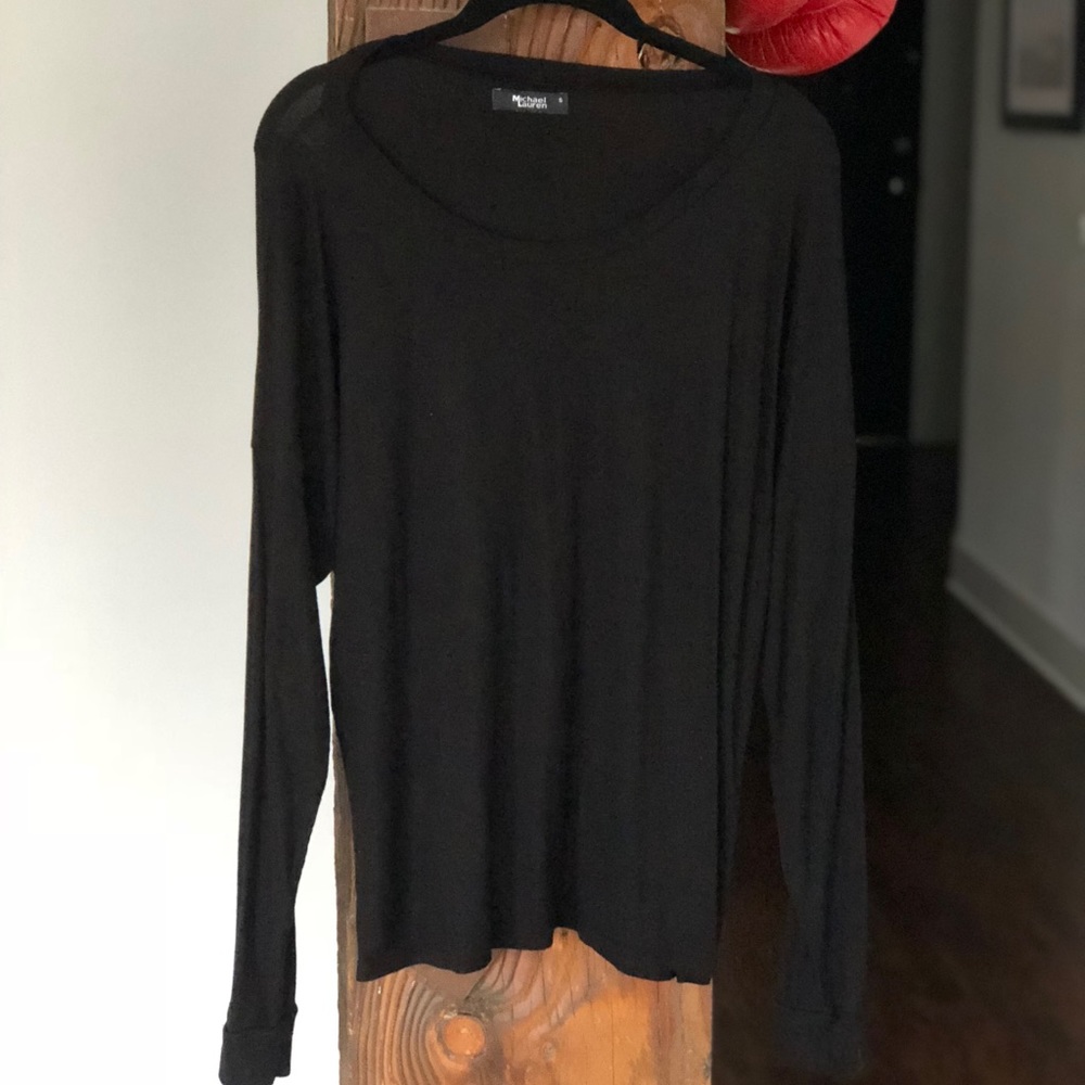 Michael Lauren l/s ribbed t shirt